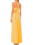 Aries Pina Hire yellow pleated