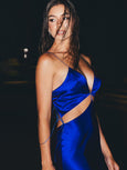Natalie Rolt Iris Gown Electric Blue Hire